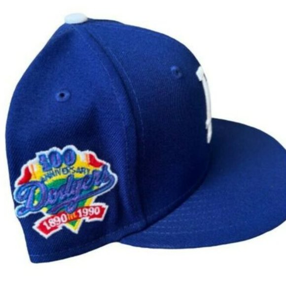 New Era Los Angeles Dodgers Pride Flag Patch 59FIFTY FITTED Hat - Picture 5 of 8